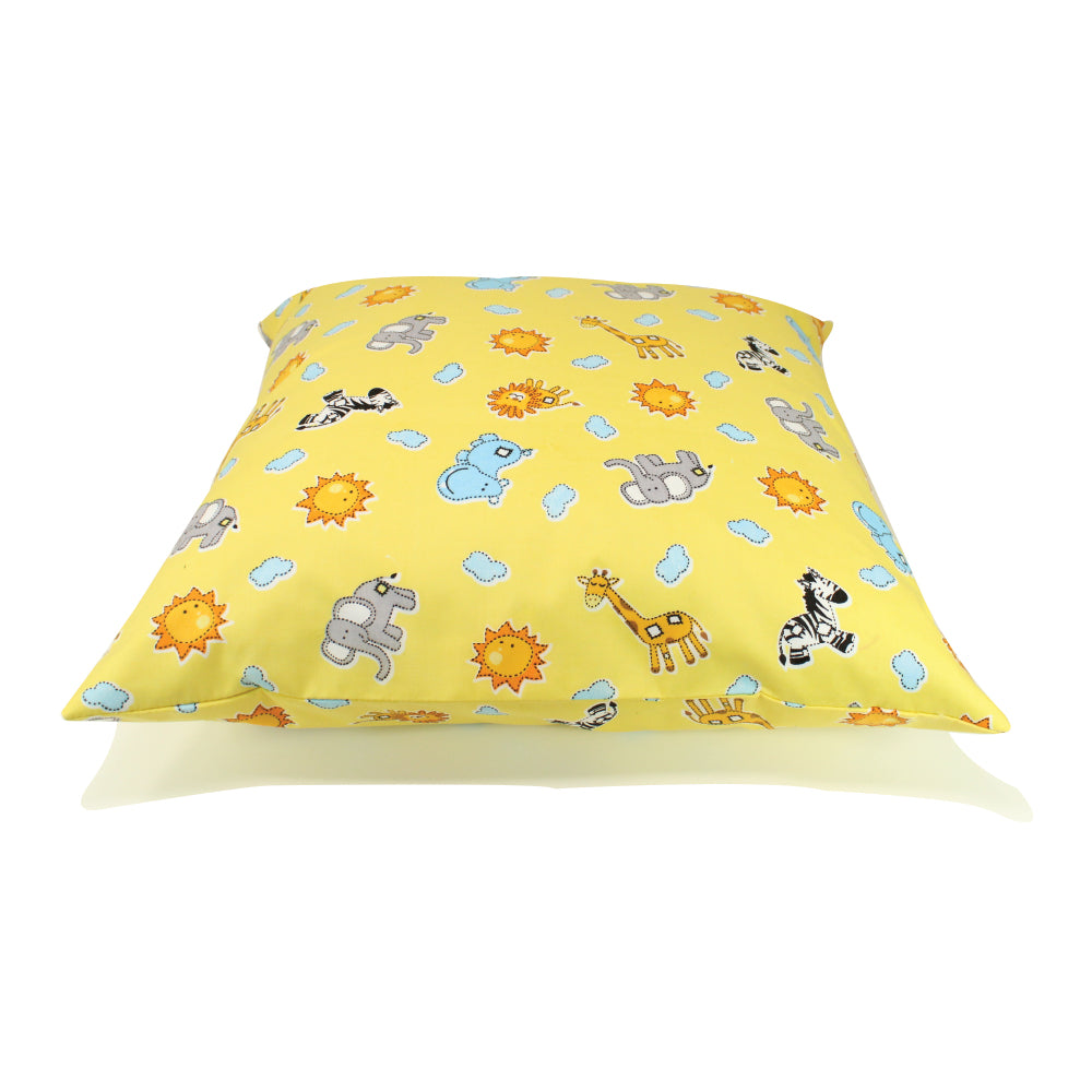 Zoo Yellow Pillow - 18" x 18"