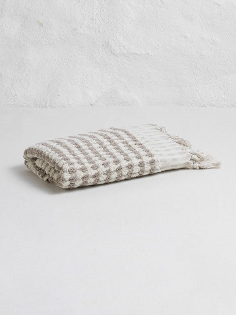 Terry Hand Towel - Taupe