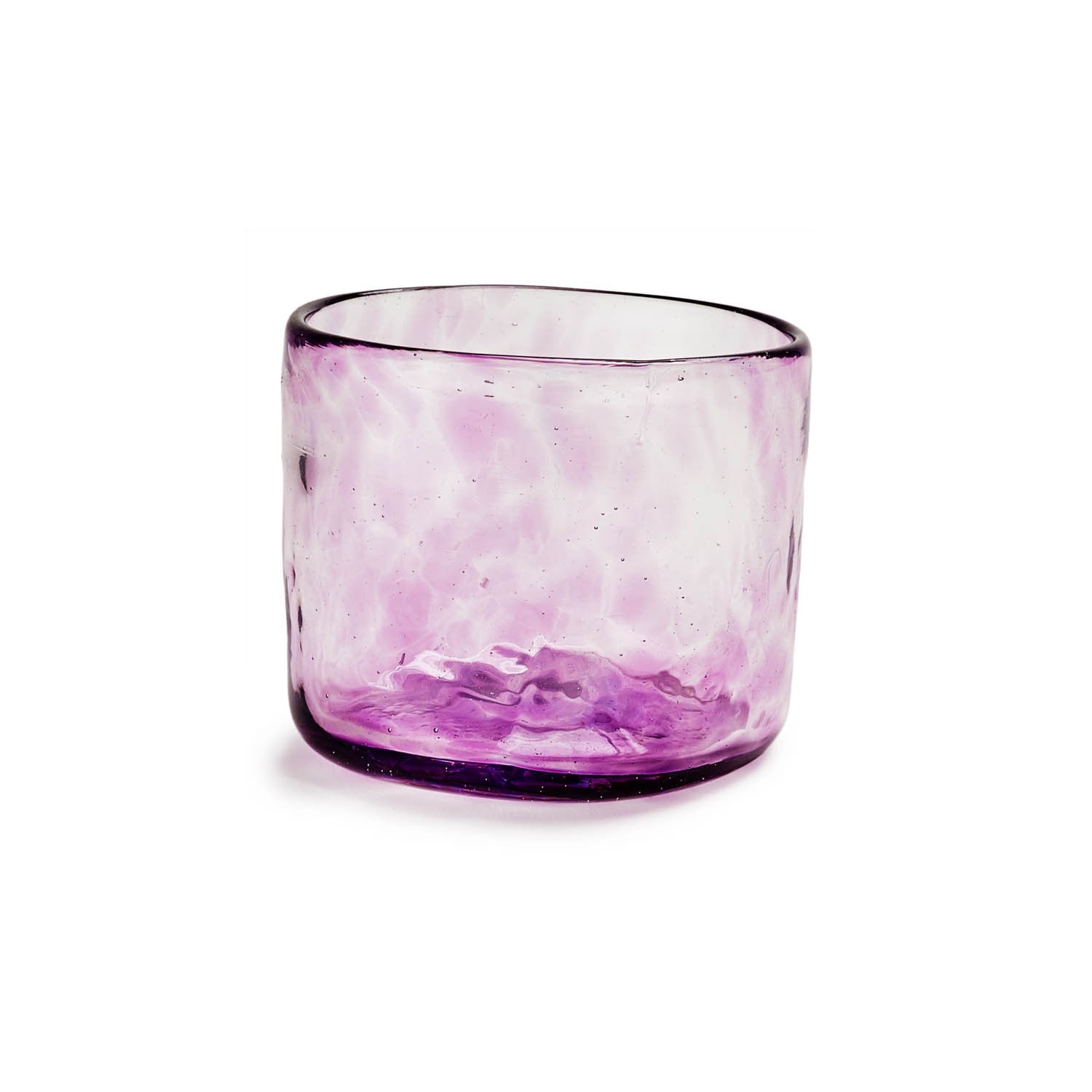 Lena Handblown Small Glass - Purple