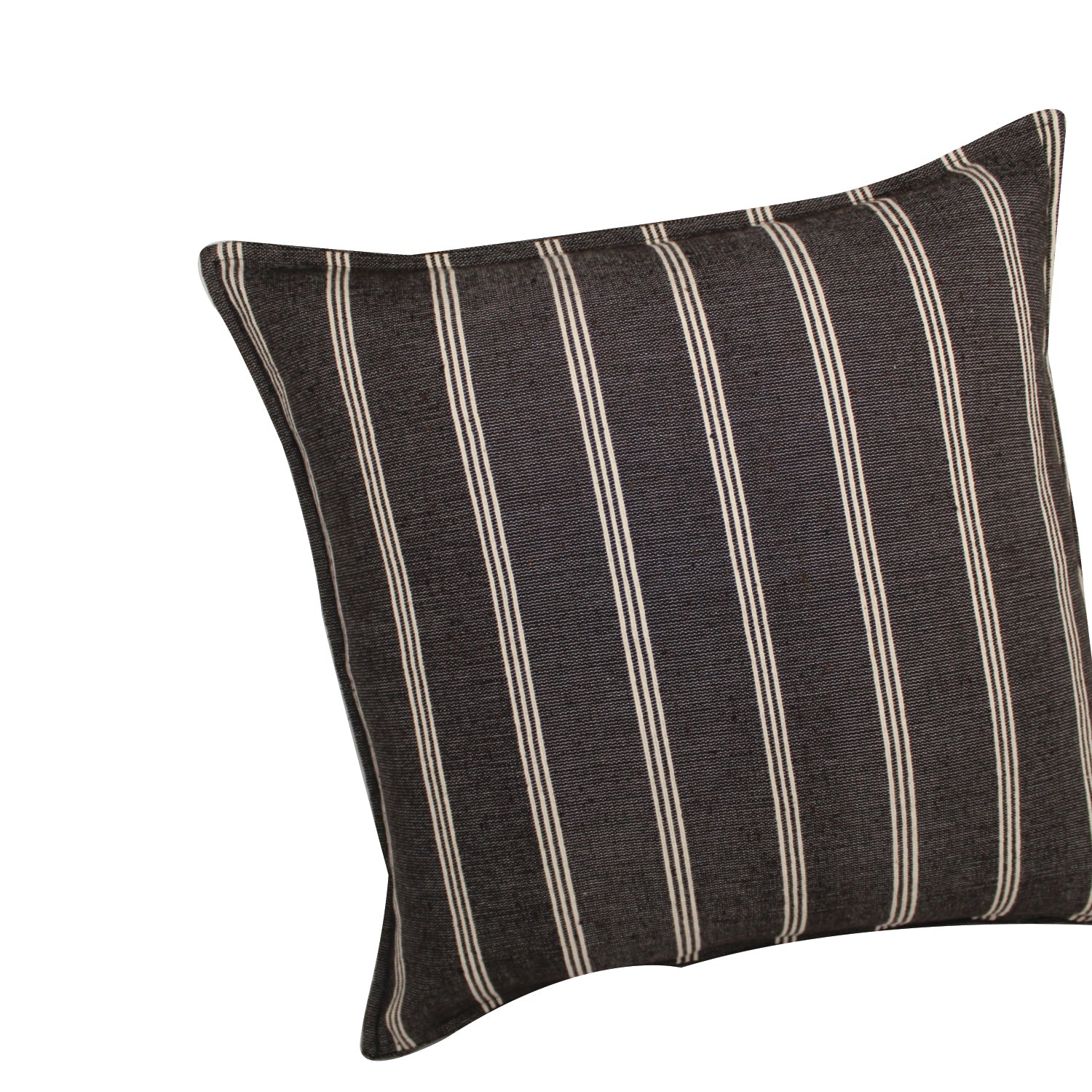 Aura Handwoven Pillow - Charcoal