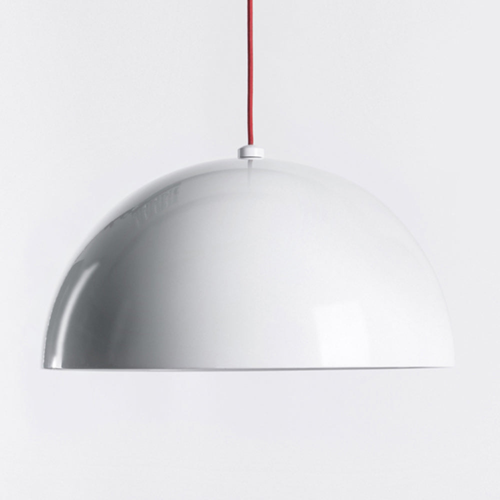 Dome Pendant - Glossy White - Large