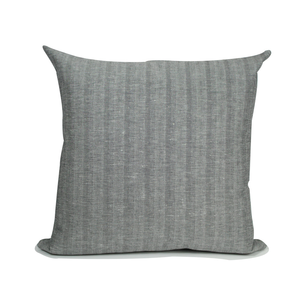 Livia Pillow - Herringbone Grey - 20" x 20"