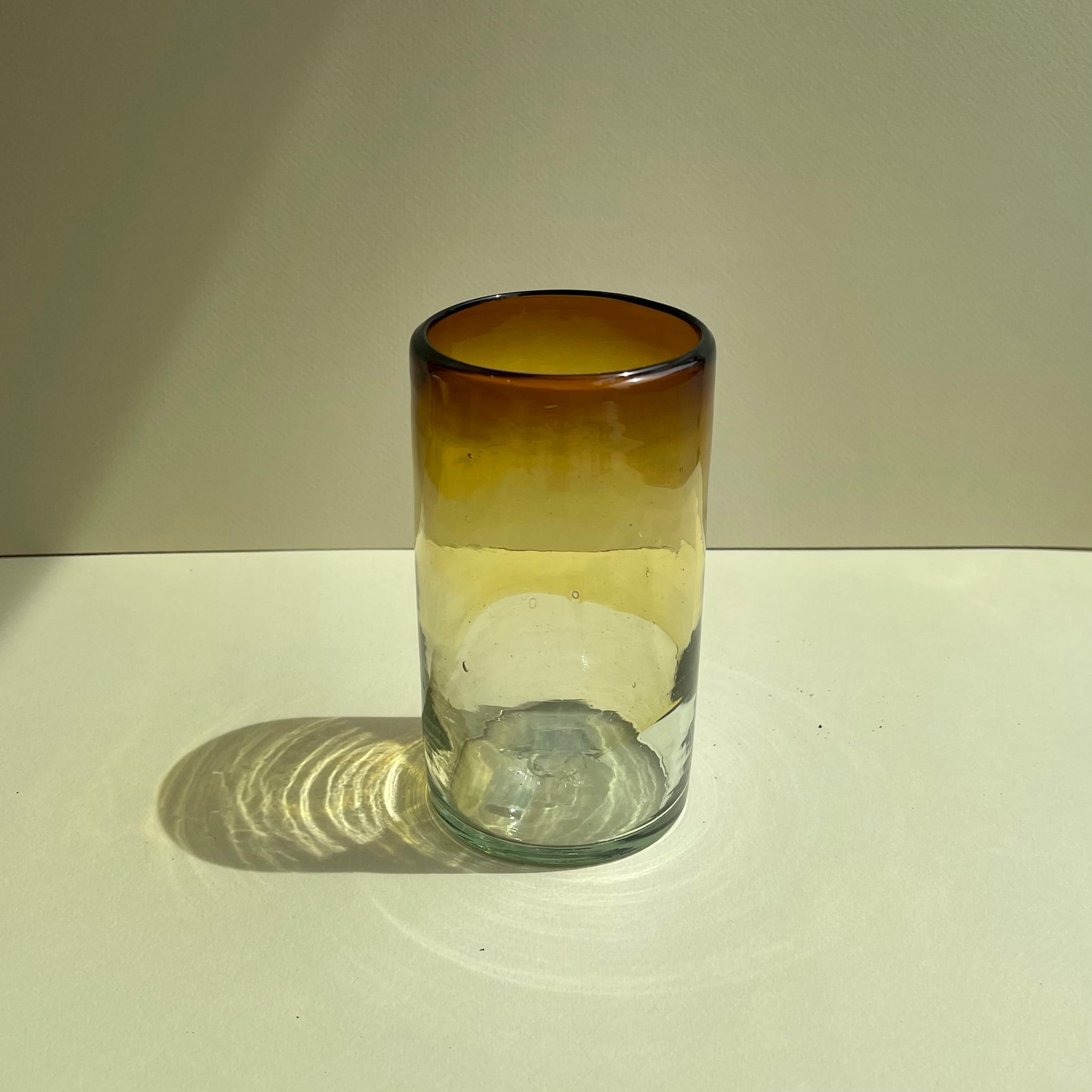 Cruz Handblown Glass - Amber