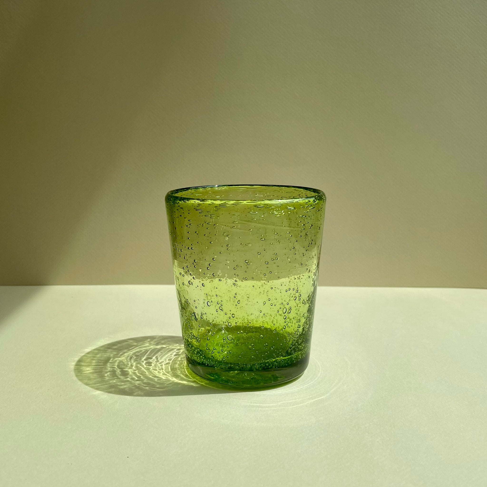 Gaspar Handblown  Glass - Lime Green