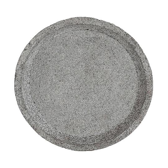 Round Plate - Volcanic Stone