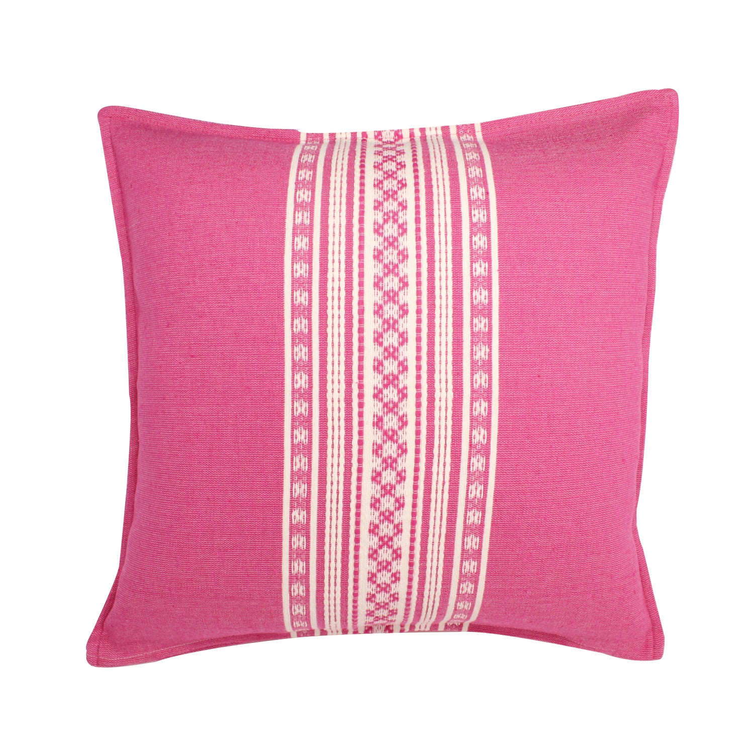 Nubari Handwoven Pillow - Fuchsia