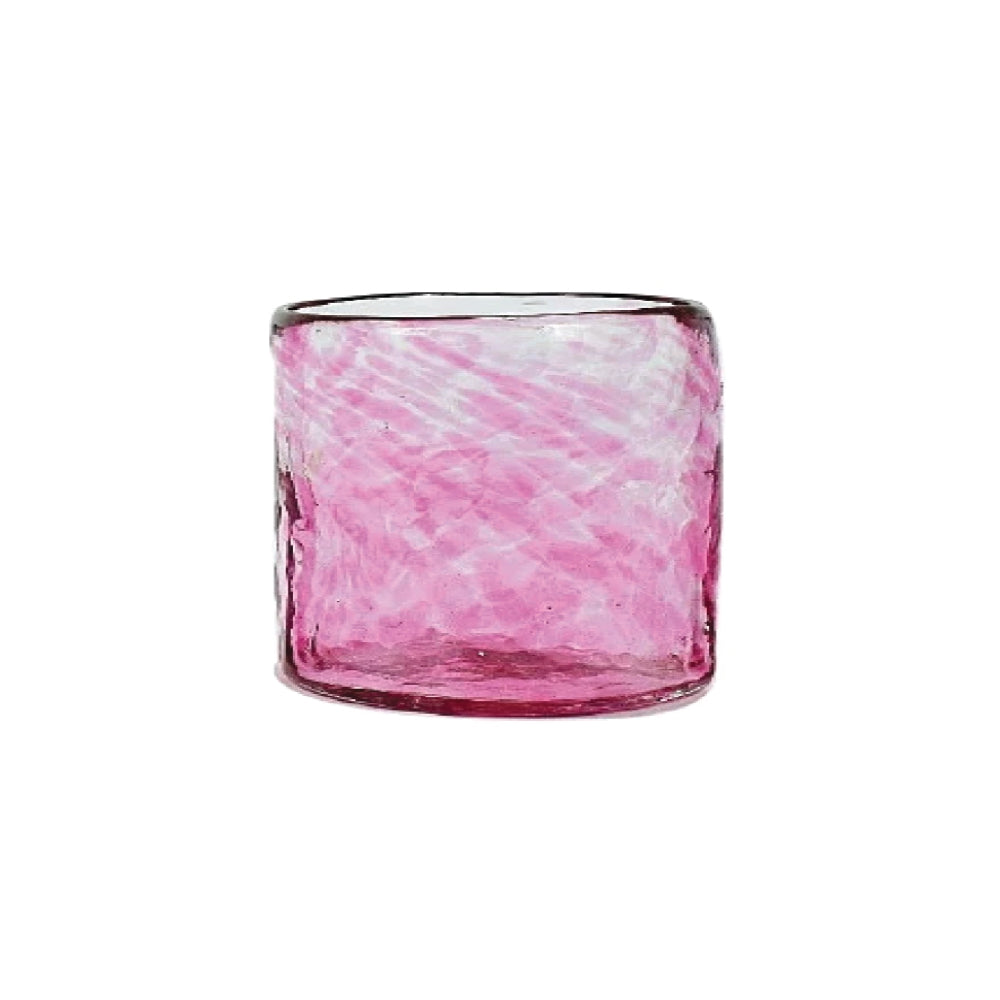 Lena Handblown Small Glass - Pink