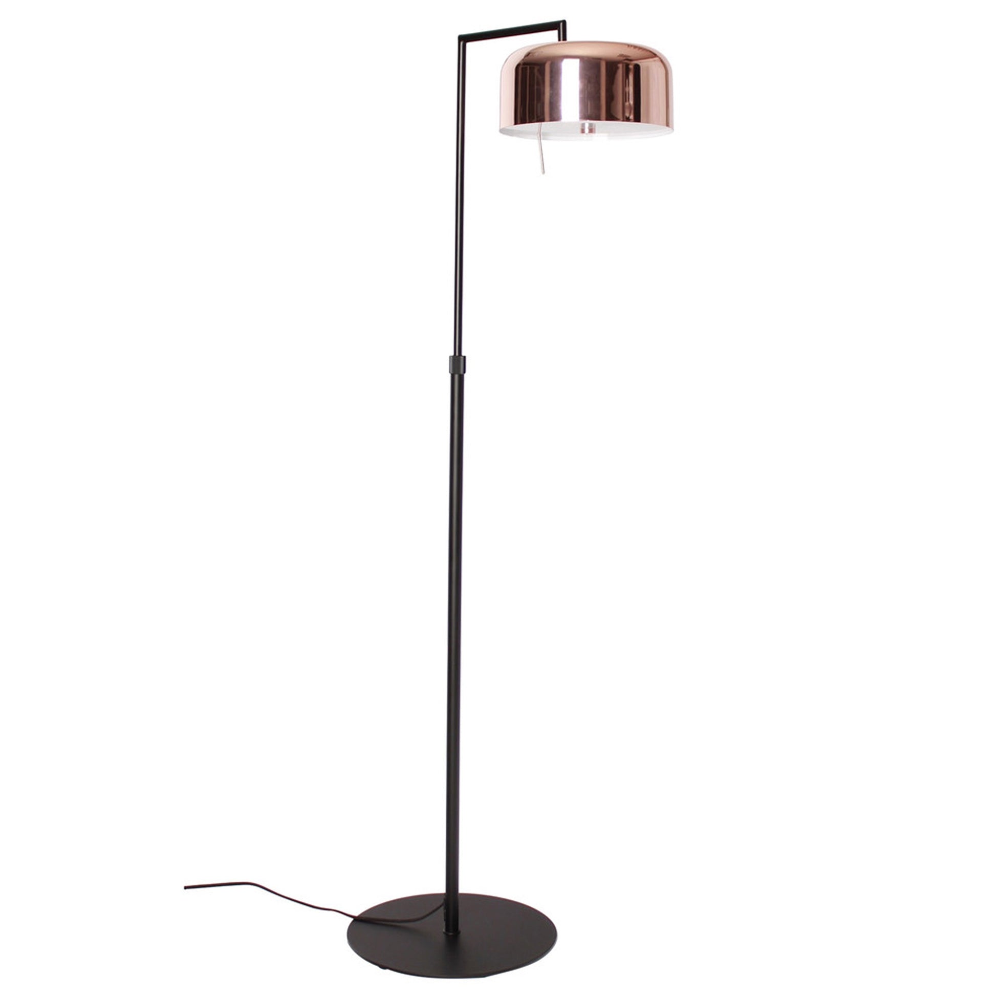 Lalu+ Floor Lamp - Matte Black / Copper