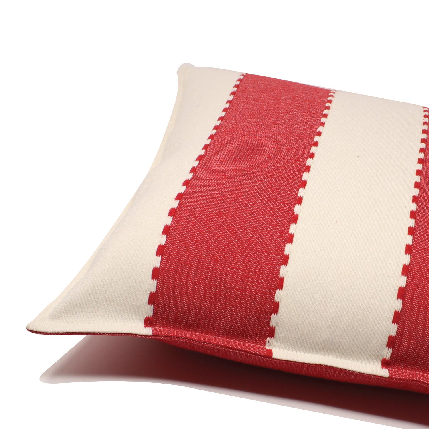 Mitla Handwoven Pillow - Cranberry