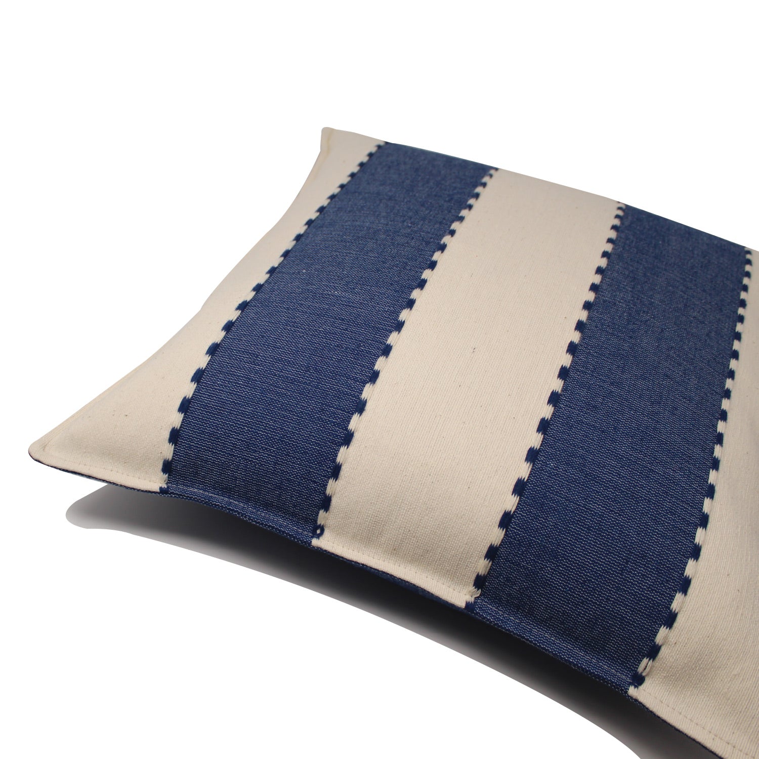 Mitla Handwoven Pillow - Indigo