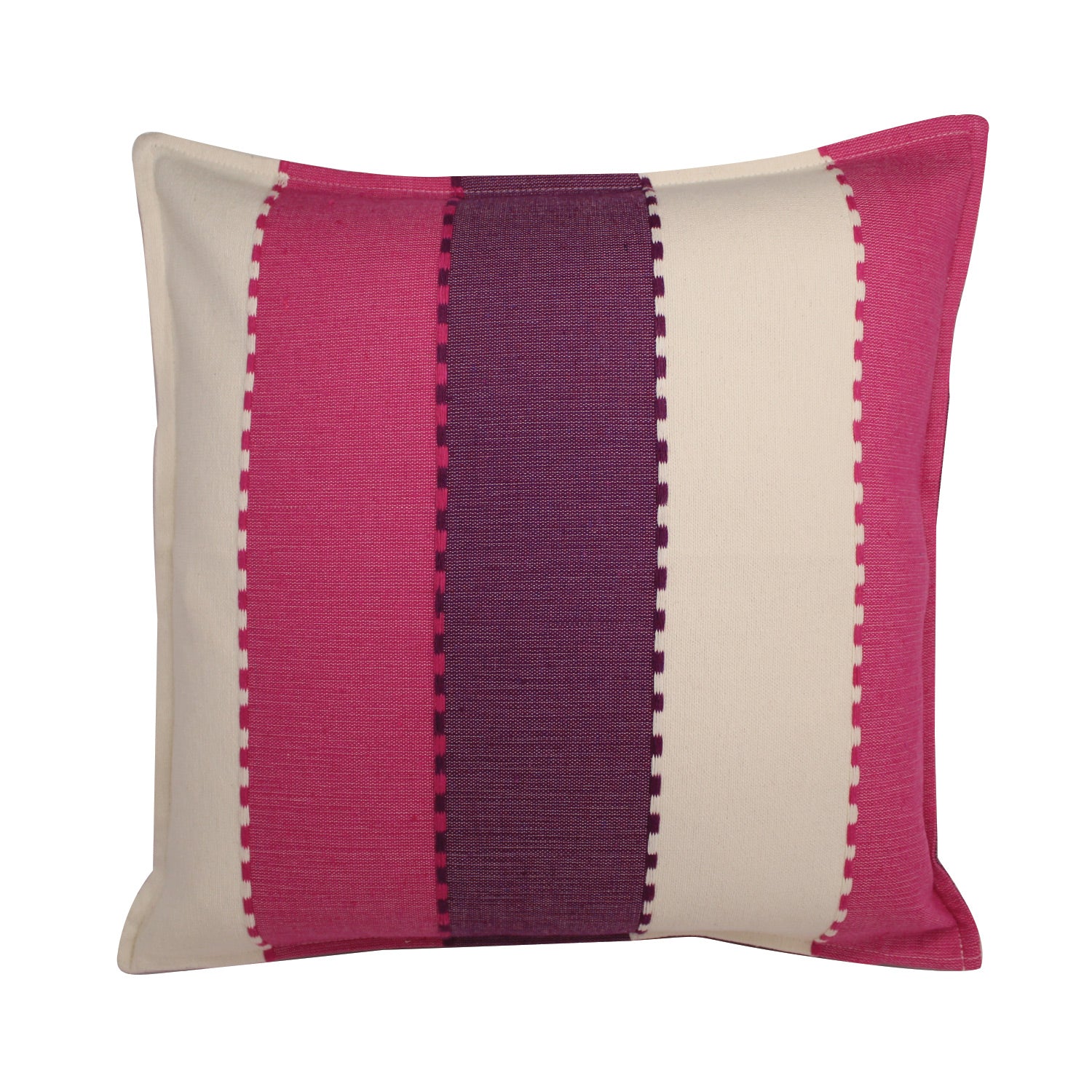Mitla Handwoven Pillow - Pink Lavender