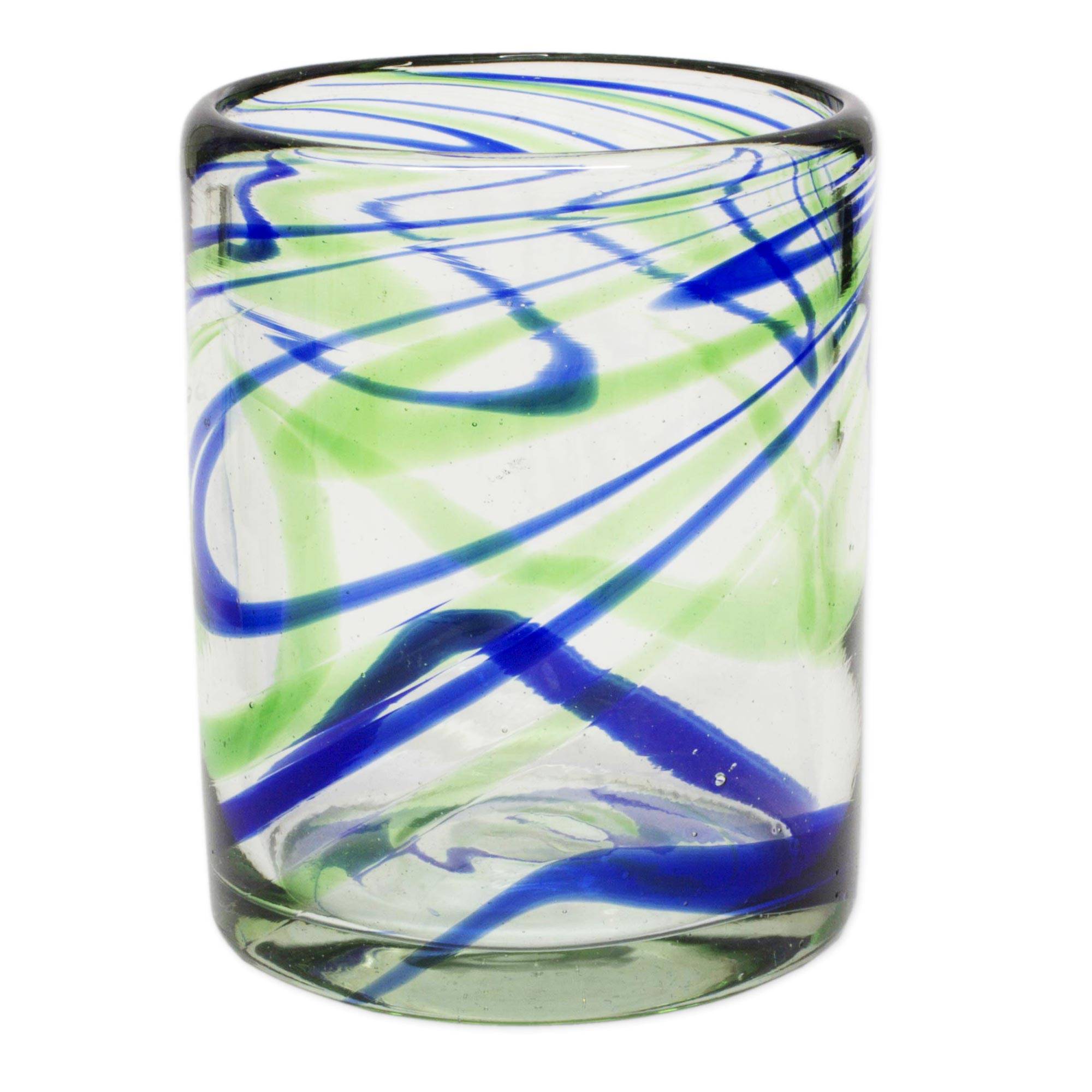 Gaspar Handblown  Glass - Royal Blue Green