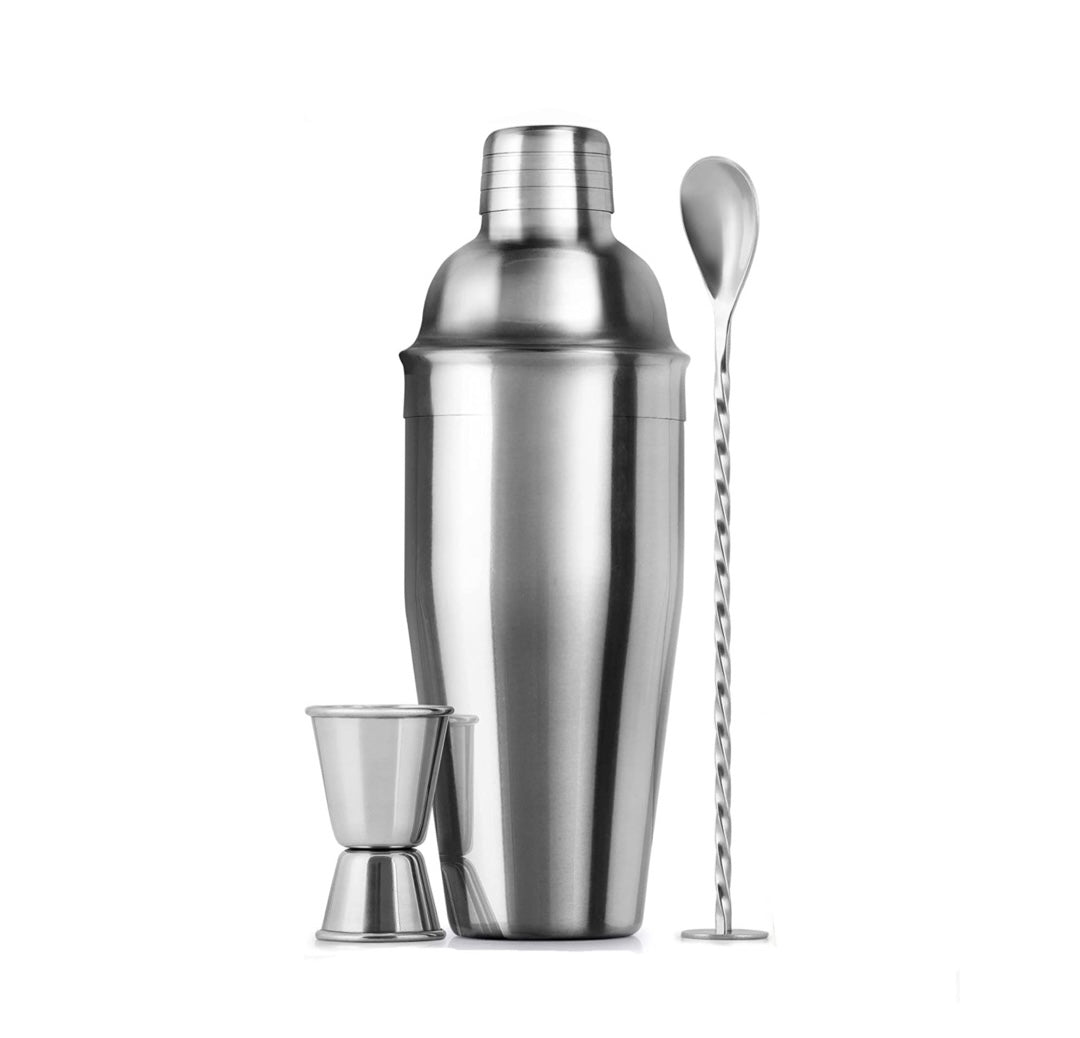 Cocktail Shaker with Strainer Set